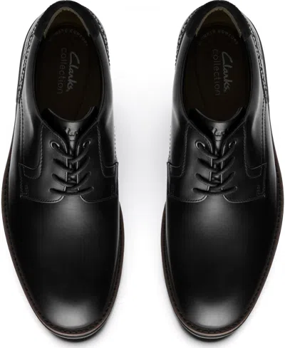 Clarks Emmet Plain Toe Oxford In Black