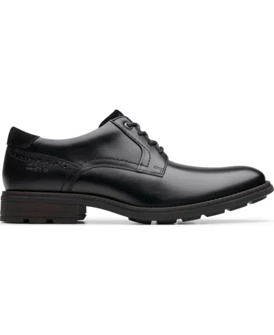 Clarks Emmet Plain Toe Oxford In Black