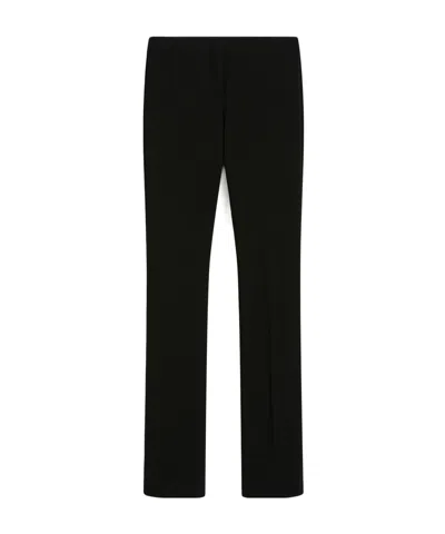 Sportmax Earry1 Low-waisted Tight-fitting Trousers In Black