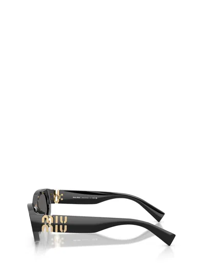 Miu Miu Sonnenbrille Mit Geometrischem Gestell In Black