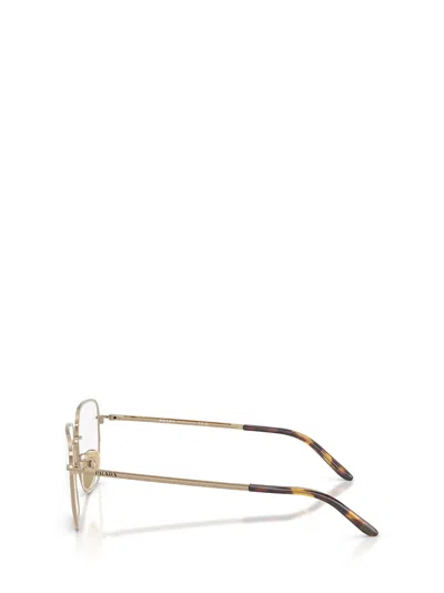 Prada Full-frame Plain Mirror In Gold