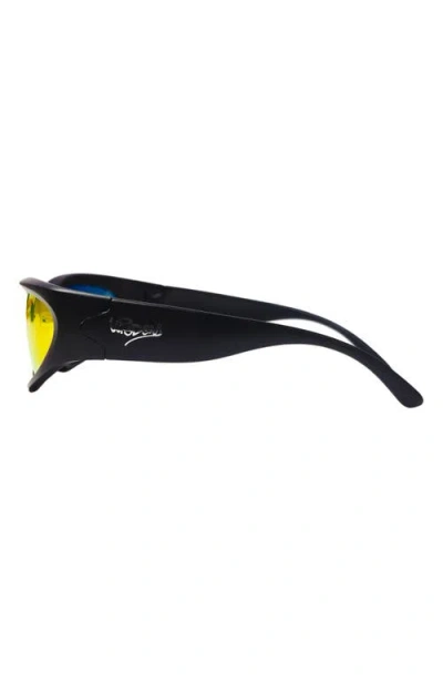 Wisdom Frame 5 Rectangular Sunglasses In Black