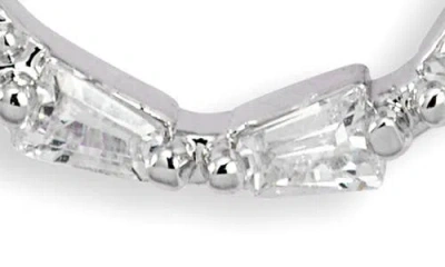 Nordstrom Set Of Two Cubic Zirconia Stud & Hoop Earrings In Silver