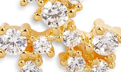 Nordstrom Set Of Two Dainty Cubic Zirconia Stud Earrings In Gold