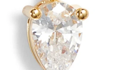 Nordstrom Cubic Zirconia & Faux Pearl Linear Drop Earrings In Multi