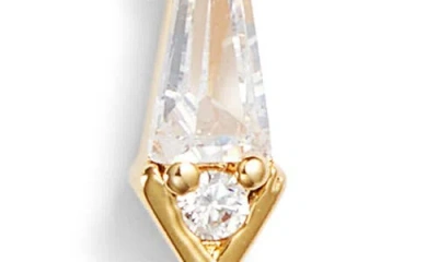 Nordstrom Kite Cubic Zirconia Linear Drop Earrings In Gold