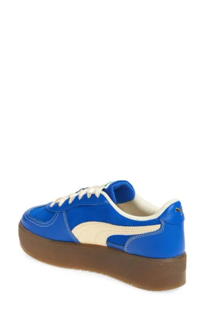 Puma Palermo Elevata Platform Sneaker In Blue