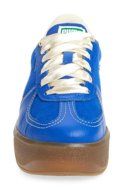 Puma Palermo Elevata Platform Sneaker In Blue