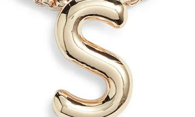 Open Edit Set Of 3 Interchangeable Initial Pendant Necklaces In Multi