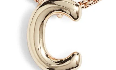 Open Edit Set Of 3 Interchangeable Initial Pendant Necklaces In Multi