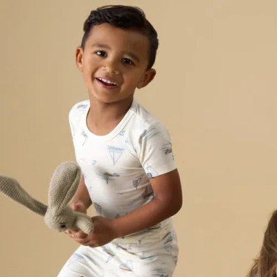 Modern Moments™ By Gerber Snug Fit 4-piece Pajama Set In Blue