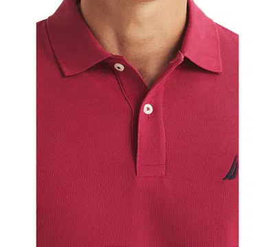 Nautica Men's Classic-fit Performance Deck Polo Shirt In Pink