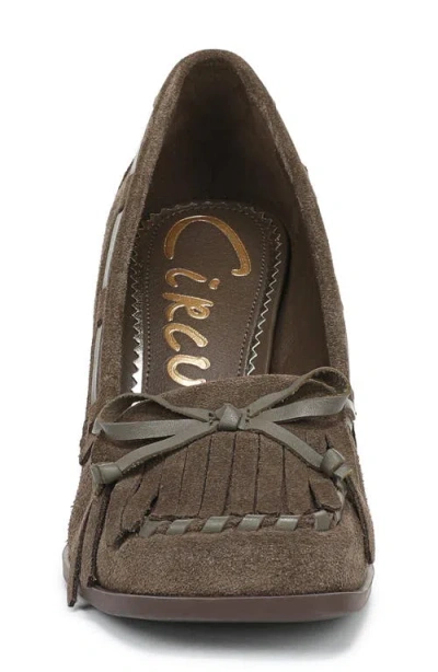 Circus Ny By Sam Edelman Women's Ainsley Kilty Moc-toe Pumps In Gray