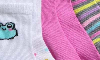 Capelli New York Kids' Kawaii Critters Assorted 10-pack Gripper Crew Socks In Multi