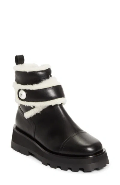 Jimmy Choo Meena Genuine Shearling Lined Bootie In Multi