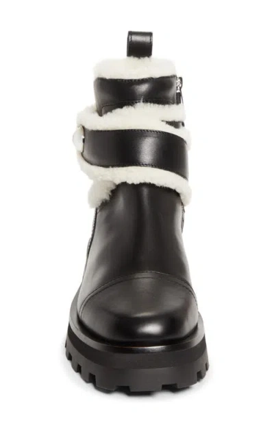 Jimmy Choo Meena Genuine Shearling Lined Bootie In Multi