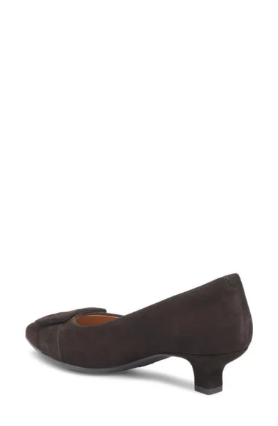 Söfft Sadie Pointed Toe Kitten Heel Pump In Brown