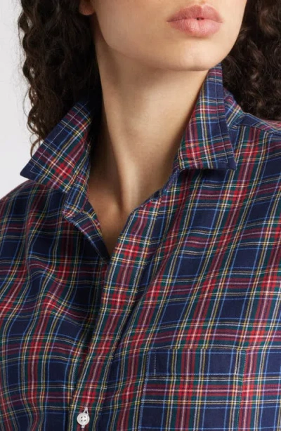 Frank & Eileen Eileen Relaxed Button-up Shirt In Blue