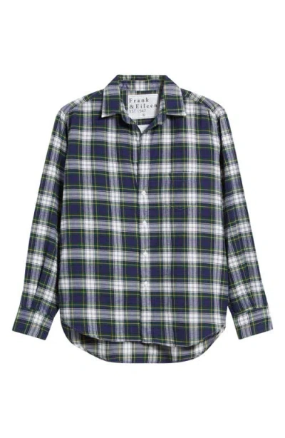 Frank & Eileen Eileen Relaxed Button-up Shirt In Blue