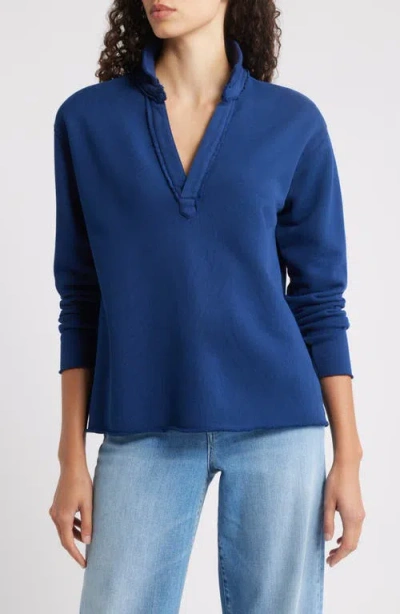 Frank & Eileen Patrick Popover Henley In Blue