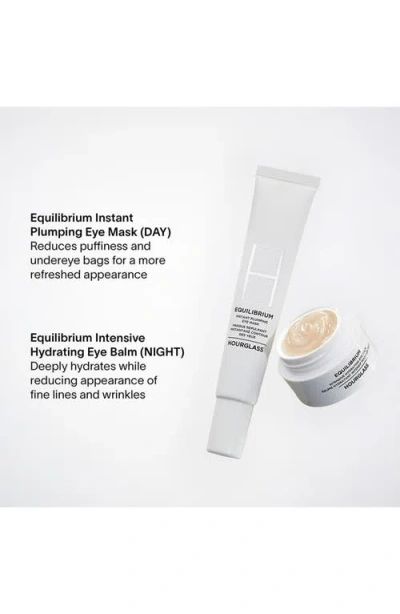 Hourglass Equilibrium Skincare Eye Essentials Duo With Satin Sleep Mask In Transparent