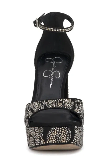 Jessica Simpson Telxia 2 Ankle Strap Platform Sandal In Multi