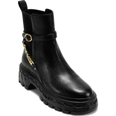 Karl Lagerfeld Women's Laelith 50mm Chain Lug Chelsea Boots In Multi