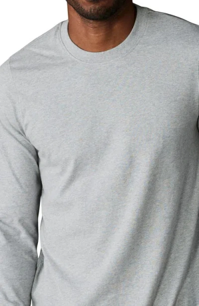 The Normal Brand Lennox Cotton Long Sleeve T-shirt In Gray