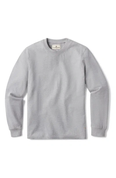 The Normal Brand Lennox Cotton Long Sleeve T-shirt In Gray