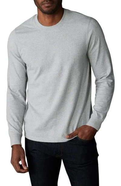The Normal Brand Lennox Cotton Long Sleeve T-shirt In Gray