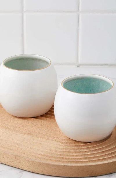 Stone Lain Josephine Porcelain 4-piece Mug Set In White