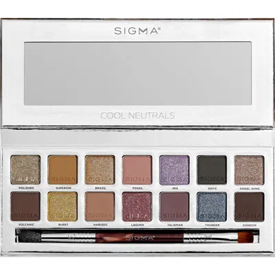 Sigma Beauty Cool Neutrals Eyeshadow Palette In Gray