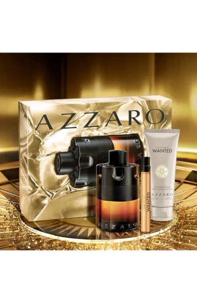 Azzaro The Most Wanted Parfum Set $205 Value In Transparent