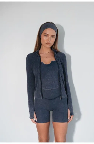 Vitality Cloud Ii Rib Basic Jacket In Blue