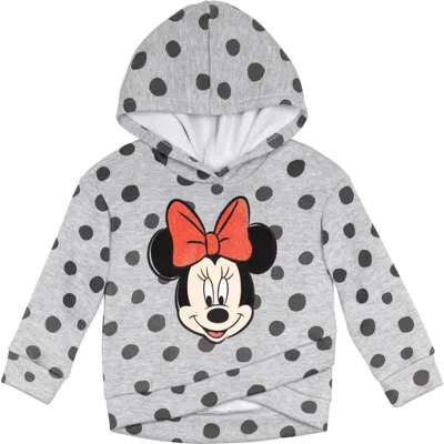 Disney Mickey Mouse & Friends Pullover Hoodie In Gray