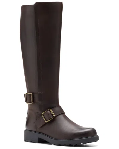 Clarks Orinoco2 Tall Leather Knee-high Boot In Multi