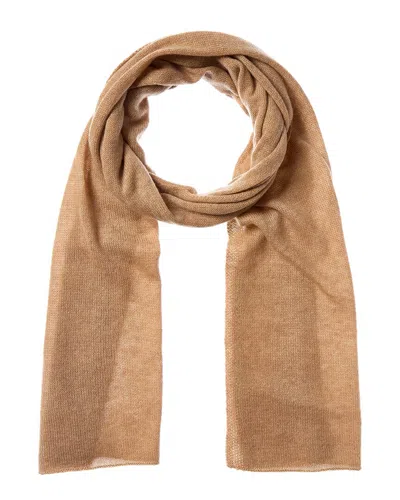 Forte Cashmere Oversized Cashmere Scarf In Brown