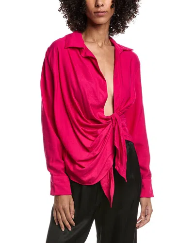 Jacquemus La Chemise Bahia Shirt In Purple