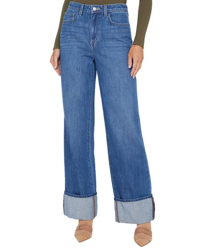 L'agence Miley Ultra High Rise Wide-leg Cuffed Jeans In Lampson