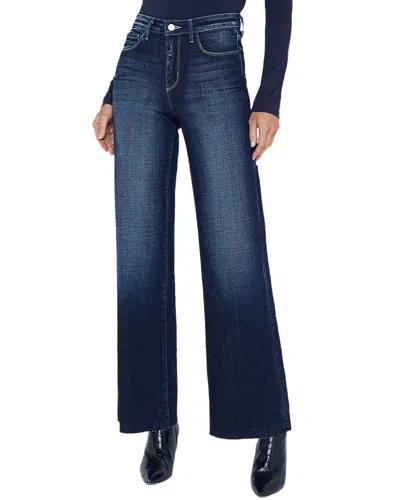 L'agence Scottie High Rise Wide Leg Jeans Marvista In Blue