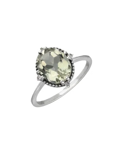 Tiramisu Silver 2.50 Ct. Tw. Gemstone Ring