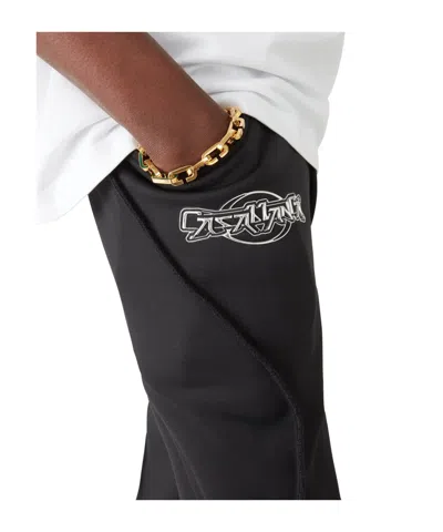 Casablanca Logo Panel Track Pants In Black
