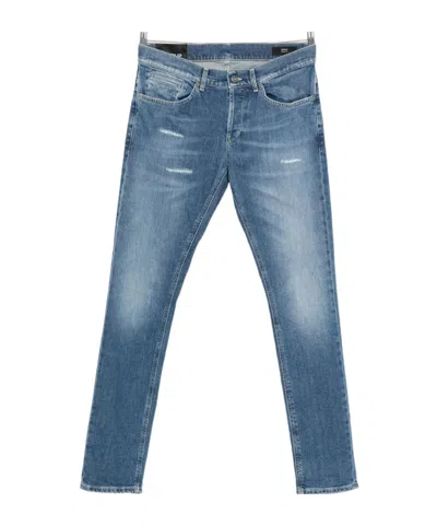 Dondup Distressed-effect Jeans In Blue
