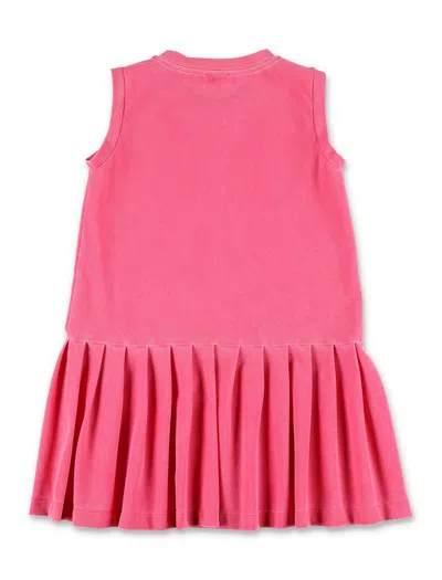 Il Gufo Flared Dress In Pink