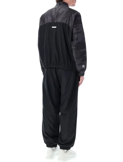 Ea7 Dynamic Athlete Printed Tracksuit In Black