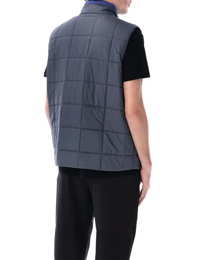 Patagonia Quilted Lightweight Sleeveless Vest Pockets In Blue