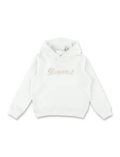 Bonpoint Hoodie Logo In White