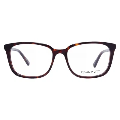 Gant Demo Square Men's Eyeglasses Ga3278 052 53 In Brown