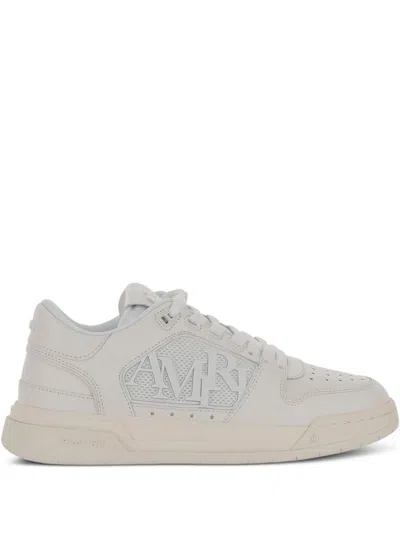 Amiri Logo-embellished Low-top Sneakers In White