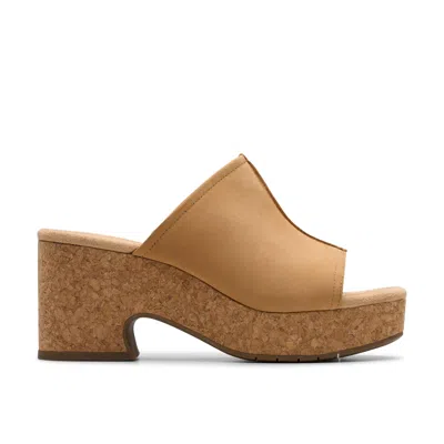 Clarks Nerisa Vine In Brown Nubuck In Multi